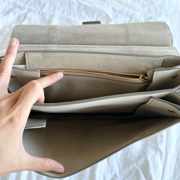 Chloe Faye Shoulder Bag Calfskin with Python Pattern Limited Edition - Picture 12 of 12